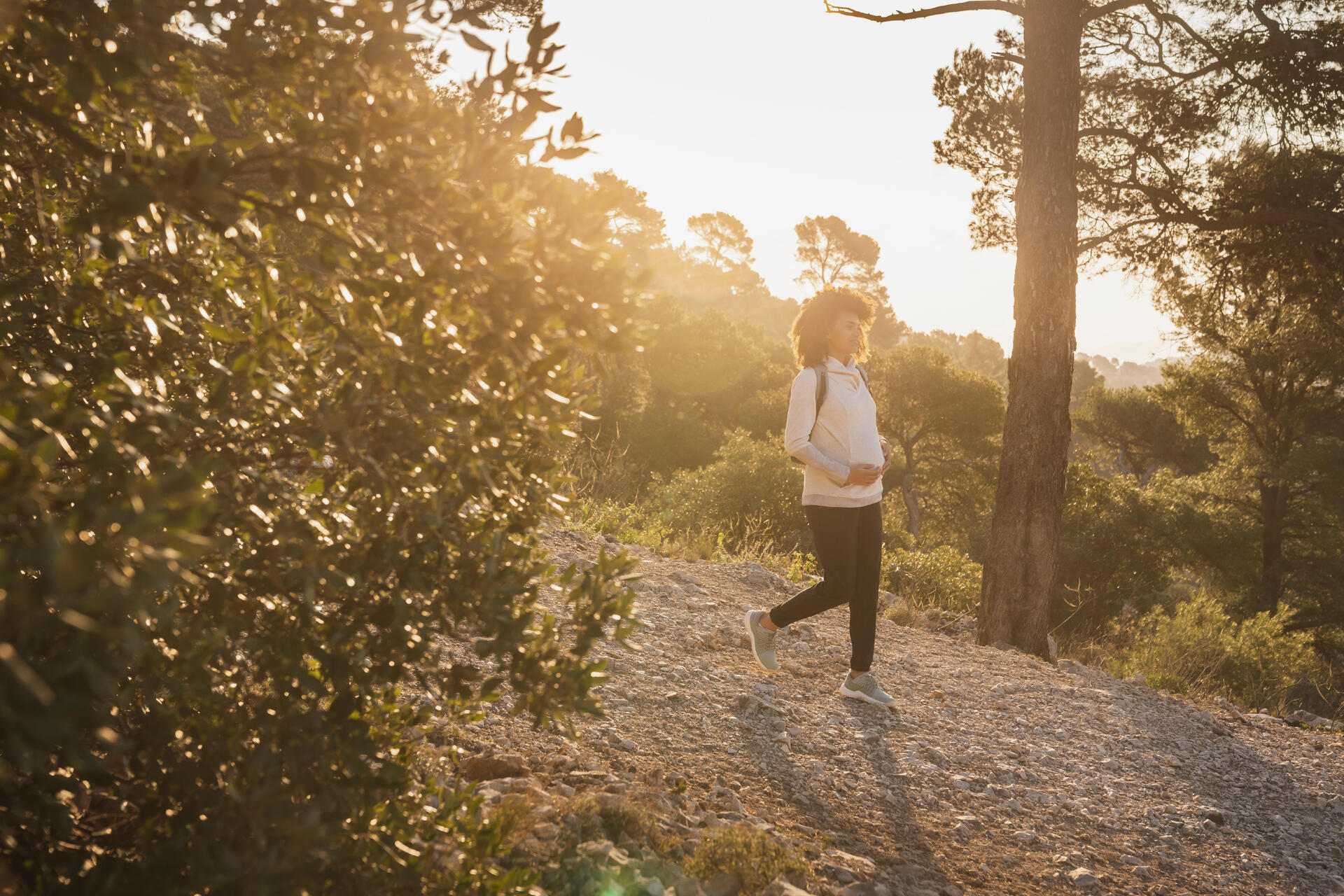 Maternity clothes for hiking